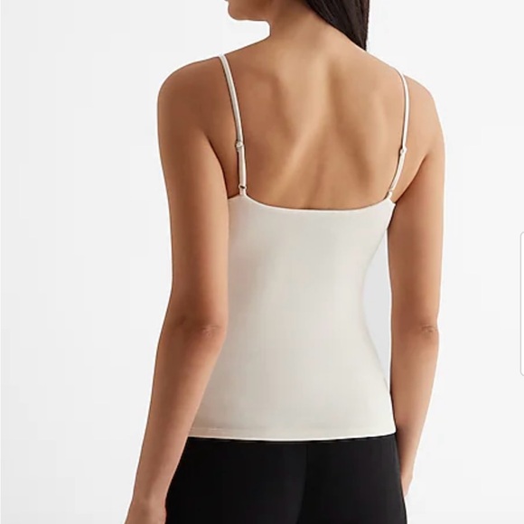 EXPRESS Stretch Beige Nude Color Women’s Tank Top XL - Picture 2 of 7